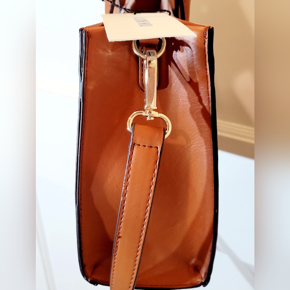 NWT-😍-Jason Wu-Small Leather Monogram-Square Satchel w Shoulder Strap - Picture 5 of 6